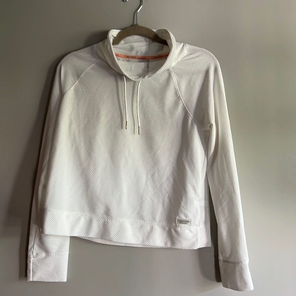 Calvin Klein Performance Cowl Neck Crop Top